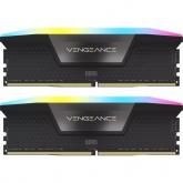 Kit Memorie Corsair Vengeance RGB Black Intel XMP 3.0, 96GB, DDR5-6400MHz, CL32, Dual Channel