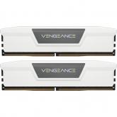 Kit Memorie Corsair Vengeance White Intel XMP 3.0, 32GB, DDR5-5600MHz, CL40, Dual Channel