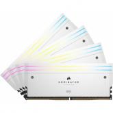 Kit Memorie Corsair Dominator Titanium RGB White Intel XMP 3.0 64GB, DDR5-6000MHz, CL36, Quad Channel