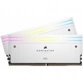 Kit Memorie Corsair Dominator Titanium RGB White Intel XMP 3.0 96GB, DDR5-6400MHz, CL32, Dual Channel