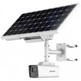 Camera IP Bullet Hikvision 4G cu panou solar DS-2XS2T47G1-LDH4G, 4MP, Lentila 4mm, IR 30m