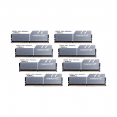 Kit Memorie G.Skill TridentZ Series Silver/White, 128GB, DDR4-3200MHz, CL16, Quad Channel