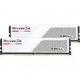 Kit Memorie G.Skill Ripjaws S5 XMP 3.0 White 64GB, DDR5-5200Mhz, CL36, Dual Channel