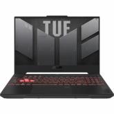 Laptop ASUS TUF Gaming A15 FA507UI-HQ029, AMD Ryzen 9 8945HS, 15.6inch, RAM 32GB, SSD 1TB, nVidia GeForce RTX 4070 8GB, No OS, Mecha Gray