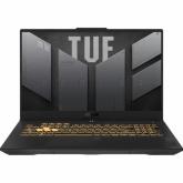 Laptop ASUS TUF F17 FX707ZU4-HX019, Intel Core i7-12700H, 17.3inch, RAM 16GB, SSD 512GB, nVidia GeForce RTX 4050 6GB, No OS, Mecha Gray