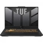 Laptop ASUS TUF F17 FX707ZU4-HX035, Intel Core i7-12700H, 17.3inch, RAM 16GB, SSD 1TB, nVidia GeForce RTX 4050 6GB, No OS, Mecha Gray