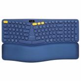 Tastatura Wireless Delux GM903CV, USB Wireless/Bluetooth, Blue