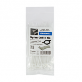 Colier plastic Logilink KAB0002, Clear, 100 bucati