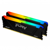Kit Memorie Kingston Fury Beast RGB Intel XMP 2.0, 16GB, DDR4-2666, CL16, Dual Channel