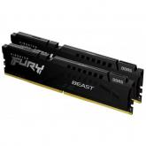 Kit Memorie Kingston Fury Beast Black AMD EXPO/Intel XMP 3.0, 64GB, DDR5-5600MHz, CL36, Dual Channel