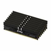Kit Memorie Server Kingston FURY Renegade Pro Black ECC Intel XMP 3.0/AMD EXPO KF560R32RBEK8-128, 128GB, DDR5-6000MHz, CL32, Octa Channel