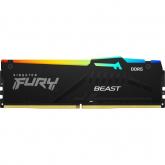 Memorie Kingston Fury Bleast Black RGB Intel XMP 3.0, 16GB, DDR5-6800MHz, CL34
