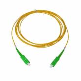 Patch cord Braun, LC/APC - LC/APC, 1m, Yellow-Green