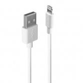 Cablu de date Lindy 31328, USB - Lightning, 3m, White