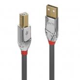 Cablu Lindy LY-36644, USB 2.0 - USB-B, 5m, Gray