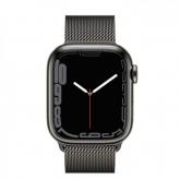 Smartwatch Apple Watch Series 7, 1.69inch, curea otel, Silver-Silver Milanese