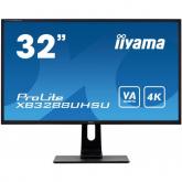 Monitor LED Iiyama XB3288UHSU-B1, 31.5inch, 3840x2160, 3ms, Black