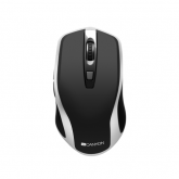 Mouse Optic Canyon CNS-CMSW19B, USB Wireless, Black-Silver