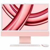 Calculator Apple iMac 4.5K Retina, Apple M3 Octa Core, 23.8inch, RAM 8GB, SSD 256GB, Apple M3 8-Core, macOS Sonoma, Pink