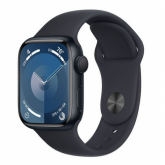 Smartwatch Apple Watch Series 9 Aluminium, 1.69inch, Curea Silicon M/L, Midnight-Midnight