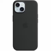 Protectie pentru spate Apple Silicone cu MagSafe pentru iPhone 15, Black