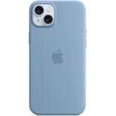Protectie pentru spate Apple Silicone Case cu MagSafe pentru iPhone 15 Plus, Winter Blue