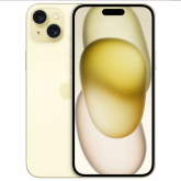 Telefon mobil Apple iPhone 15 Plus, Dual SIM Hybrid, 128GB, 6GB RAM, 5G, Yellow