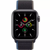 Smartwatch Apple Watch SE, 1.57inch, curea nylon, Gray-Charcoal