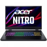 Laptop Acer Nitro 5 AN517-55, Intel Core i7-12650H, 17.3inch, RAM 16GB, SSD 1TB, nVidia GeForce RTX 4060 8GB, No OS, Obsidian Black