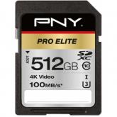Memory Card SDXC PNY Pro Elite 512GB, Class 10, UHS-I U3