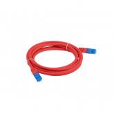 Patchcord Lanberg PCF6A-10CC-0150-R, Cat6a, S/FTP, 1.5m, Red