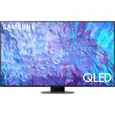 Televizor QLED Samsung Smart QE75Q80CA Seria Q80CA, 75inch, Ultra HD 4K, Carbon Silver