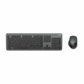 Kit Wireless Hama KMW-700 - Tastatura, USB, Black + Mouse Optic, USB, Gray