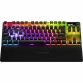 Tastatura SteelSeries Apex Pro TKL (2023), RGB LED, Layout UK, USB-C/USB Wireless/Bluetooth, Black