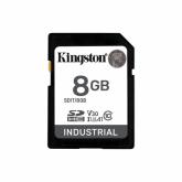 Memory Card SDHC KINGSTON Industrial 8GB, Class 10, UHS-I U3, V30, A1