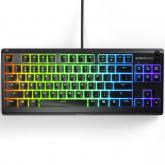 Tastatura SteelSeries Apex 3 TKL, RGB LED, Layout US, USB, Black