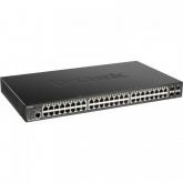 Switch DLink DGS-1250-52XMP, 48 porturi, PoE