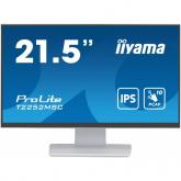 Monitor LED Touchscreen Iiyama ProLite T2252MSC-W2, 21.5inch, 1920x1080, 5ms GTG, White