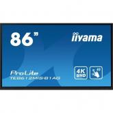 Display Interactiv Iiyama Seria ProLite TE8612MIS-B2AG, 86inch, 3840x2160pixeli, Black