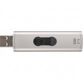 SSD portabil Transcend ESD320A, 2TB, USB-A, Soft Gray