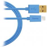 Cablu de date Hama U6108964, USB - Lightning, 0.9m, Blue