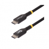Cablu de date Startech USB2EPR2M, USB-C male - USB-C male, 2m, Black