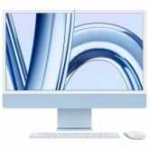 Calculator Apple iMac 4.5K Retina, Apple M3 Octa Core, 23.8inch, RAM 16GB, SSD 512GB, Apple M3 8-Core, macOS Sonoma, Blue