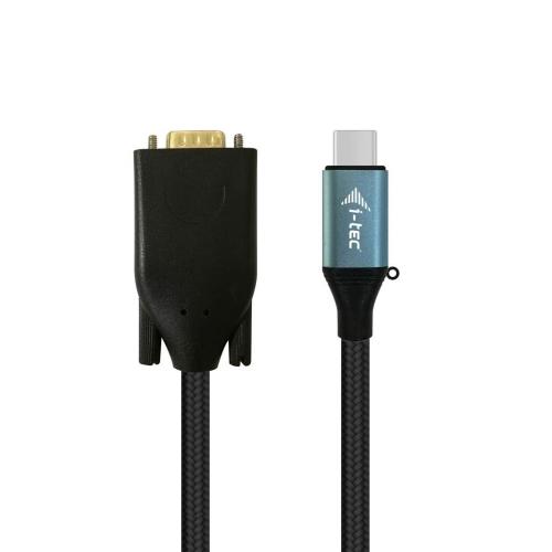 Cablu I-tec C31CBLVGA60HZ, USB-C Male - VGA Female, 1.5m, Black