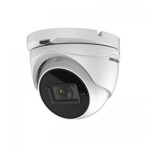 Camera de supraveghere Hikvision TurboHD Turret, DS-2CE76U1T-ITMF (2.8mm); 8.3MP; Fixed lens: 2.8mm; 8.29 MP high performance CMOS; PAL/NTSC; 0.01 Lux@(F1.2, AGC ON), 0 Lux with IR; PAL: 1/12.5 s to 1/50,000 s NTSC: 1/15 s to 1/50,000s; Pan: 0o to 360o, T