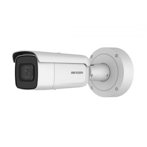 Camera supraveghere Hikvision IP bullet DS-2CD2646G2-IZSU/SL(2.8-12mm)C, 4MP, Acusens - filtrarea alarmelor false dupa corpul uman si masini, alarma vizuala (lumina stroboscopica) si alarma audio pentru avertizarea intrusilor, audio bidirectional, low-lig