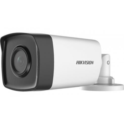 Camera supraveghere Hikvision Turbo HD bullet DS-2CE17H0T-IT3FS(3.6mm), 5MP, microfon audio incorporat, senzor 5 MP CMOS, rezolutie: 2560 (H) × 1944 (V)@20fps, iluminare: 0.01 Lux @ (F1.2, AGC ON), 0 Lux with IR, lentila: 3.6 mm, unghi vizualizare: horizo