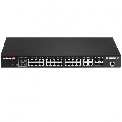Switch Edimax GS-5424PLC V2, 28 porturi