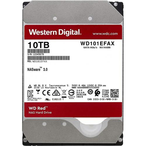 HDD intern WD Red 10TB SATA-III 5400RPM 256MB