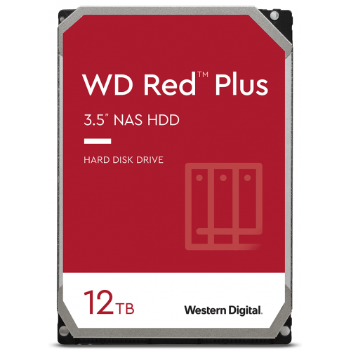HDD intern WD Red™ Plus 12TB, 7200RPM, SATA III